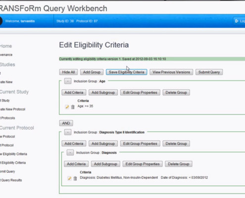 Query Formulation Workbench Demo1